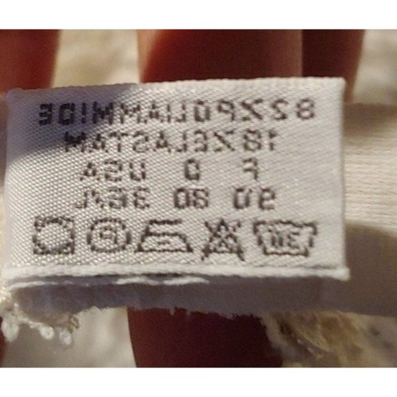 Exilia Ivory Lightly Padded Lace Made in Italy 36A - Picture 16 of 16